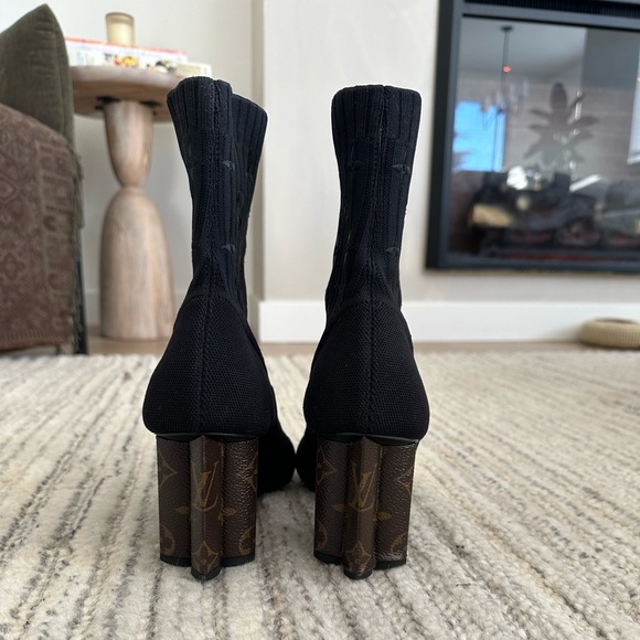 louis vuitton silhouette ankle boot size 37 - Picture 2 of 8
